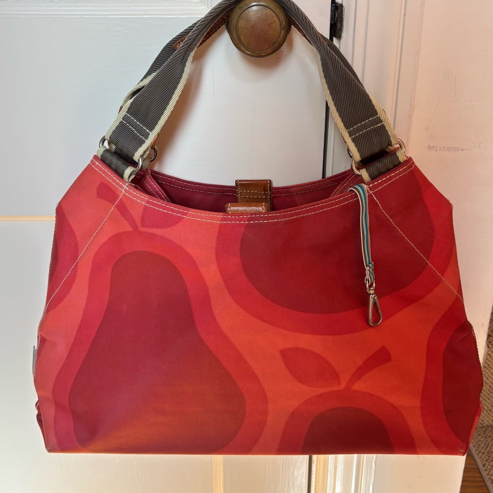 Orla Kiely Matt Laminated Canvas Bag Purse